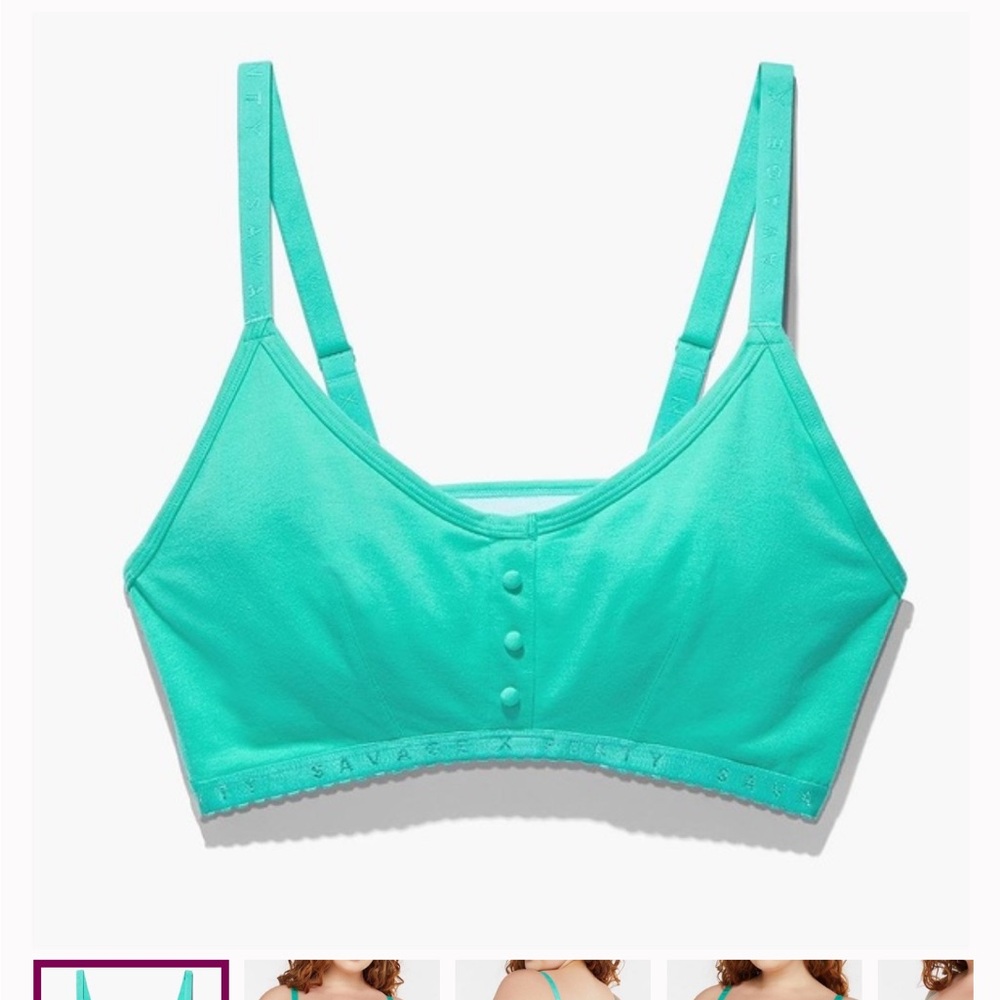 Savage X Cotton Jersey Bralette, Size: Large, NWOT